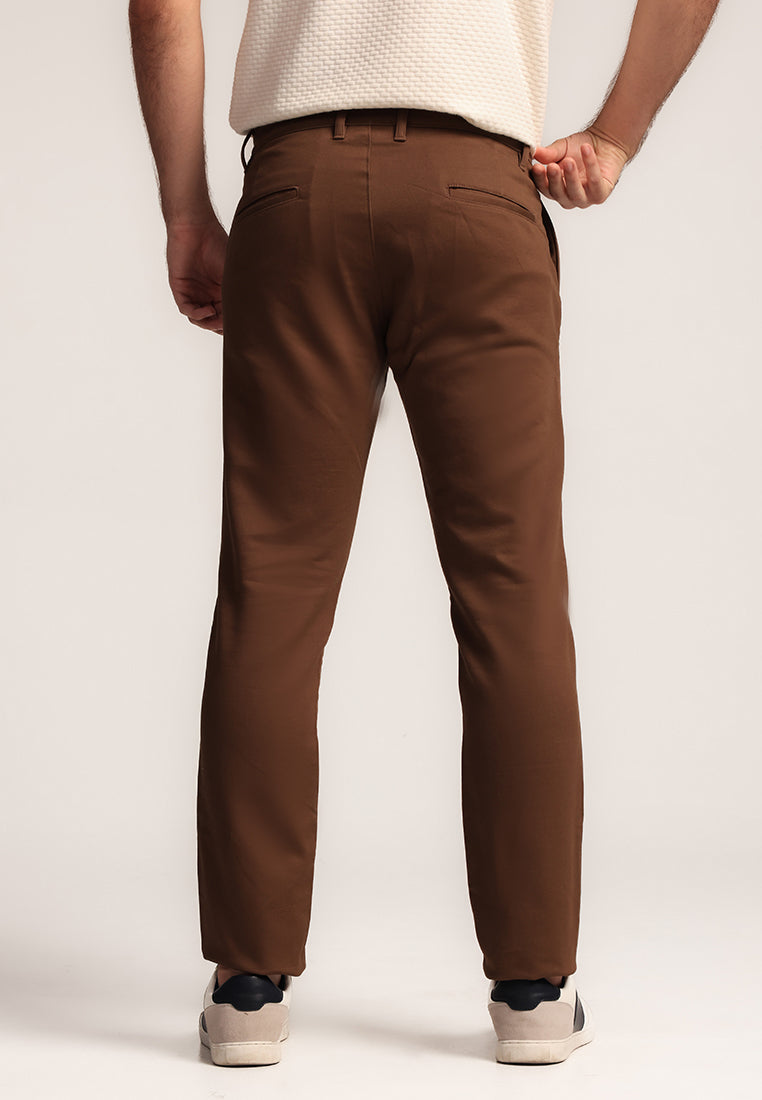 MOC - Celana Panjang Chinos Pria Benedicta - Brown