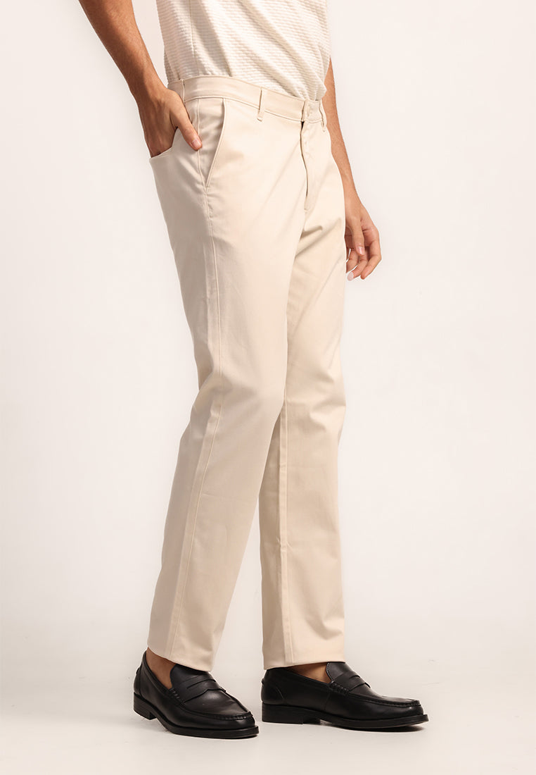 MOC - Celana Panjang Chinos Pria Zoe - Khaky