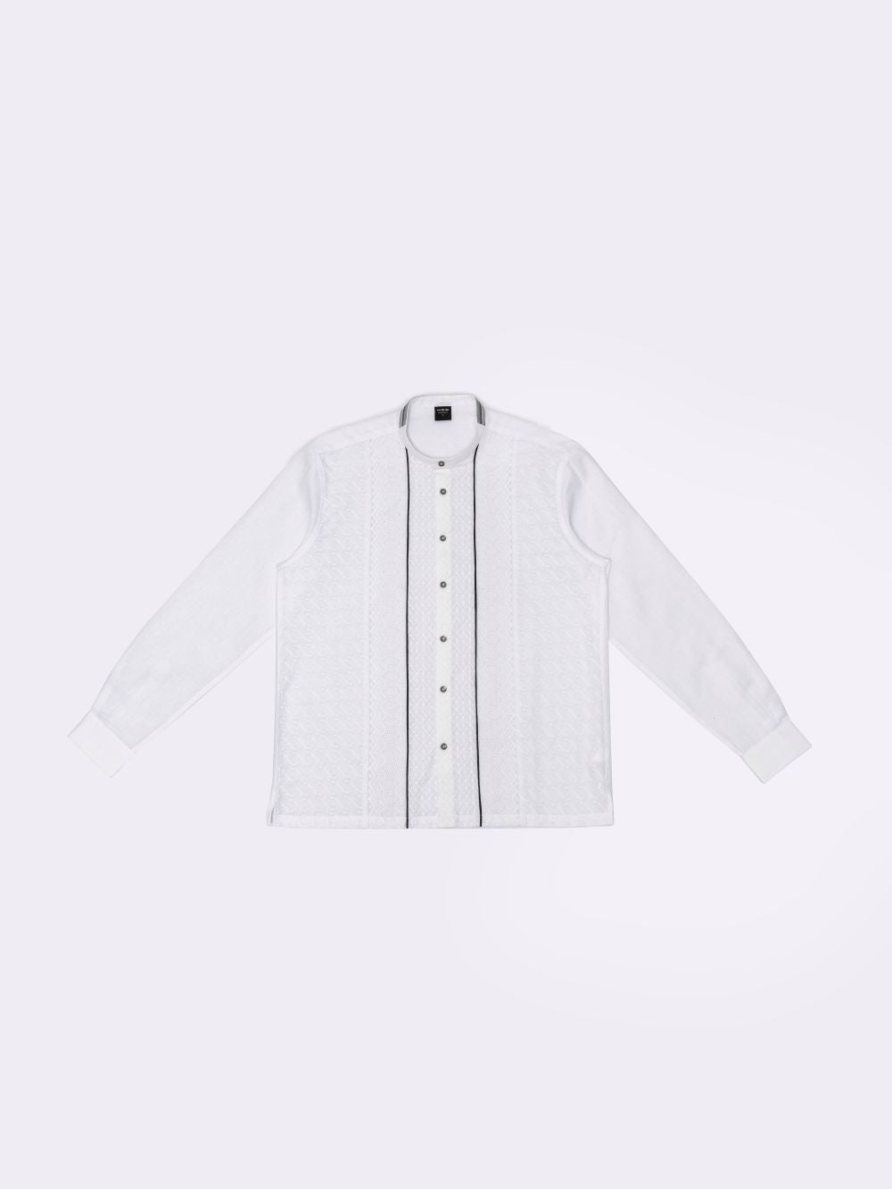 MOC Kemeja Koko Lengan Panjang Pria Othman - White