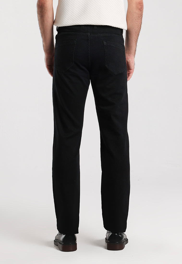 MOC - Celana Panjang Denim Pria Tumai - Black