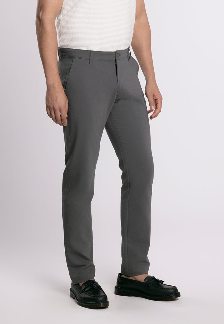 MOC - Celana Panjang Chinos Pria Yara - Dark Grey