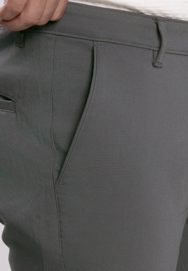 MOC - Celana Panjang Chinos Pria Yara - Dark Grey