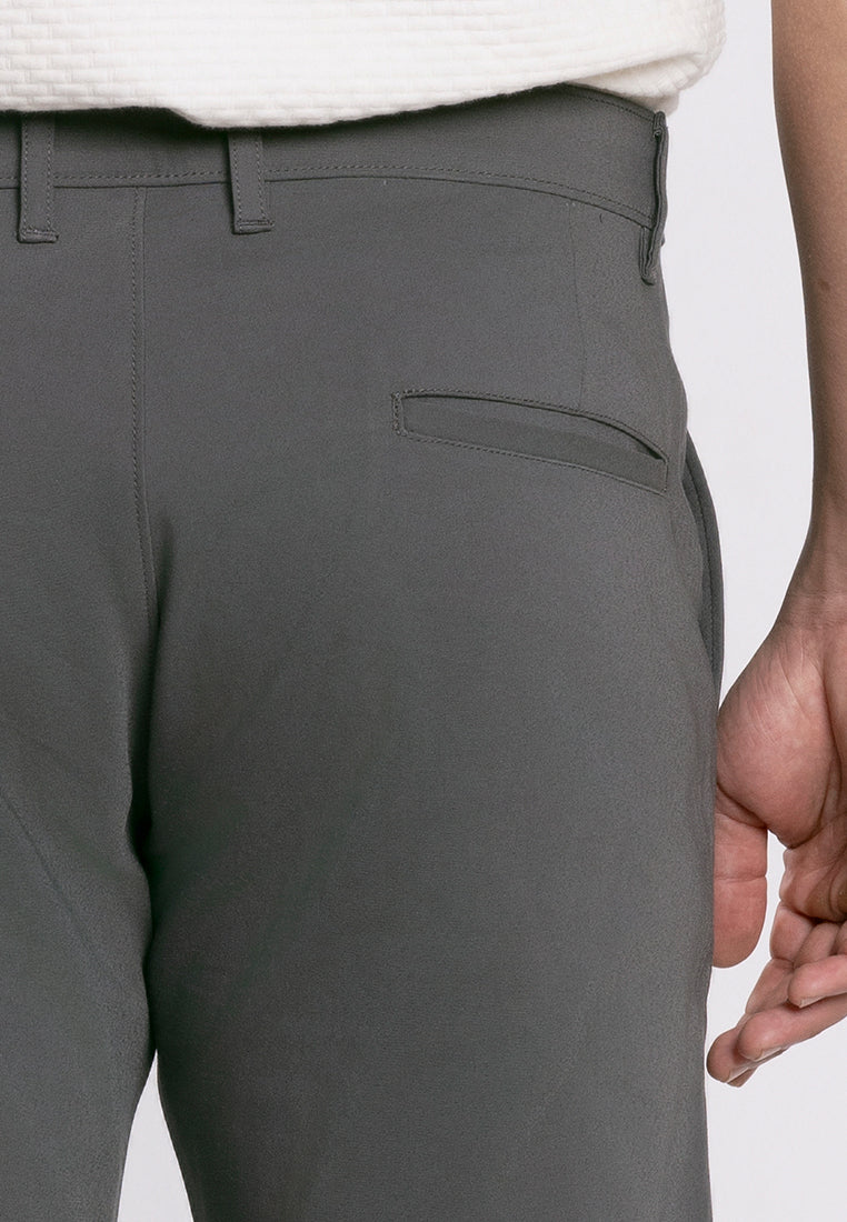 MOC - Celana Panjang Chinos Pria Yara - Dark Grey