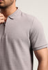 MOC Kaos Polo Lengan Pendek Pria Leo - Grey
