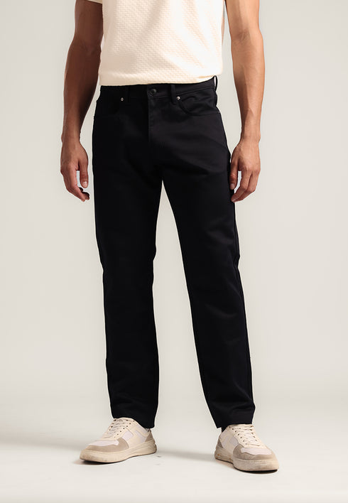 MOC - Celana Panjang Polos Pria Xander - Black