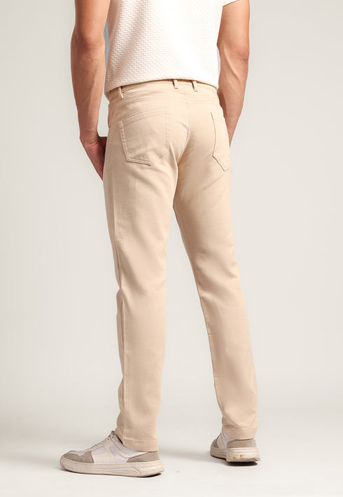 MOC - Celana Panjang Polos Pria Xander - Beige