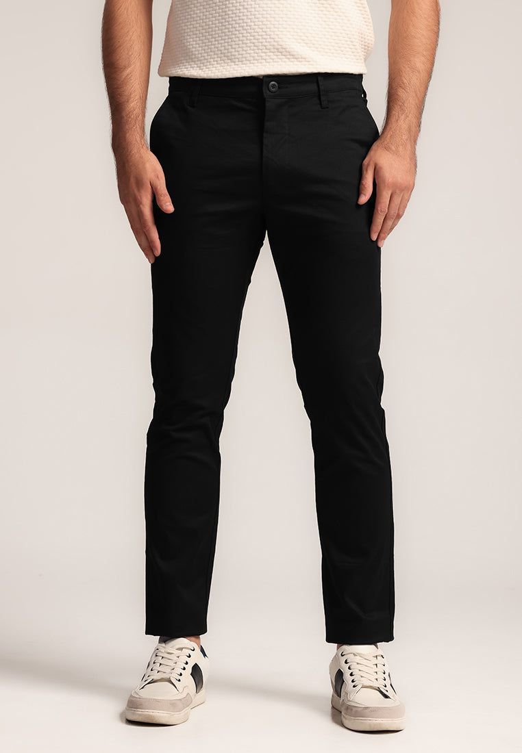 MOC Celana Panjang Pria Slim Fit VURON B BESTBUY-BLACK