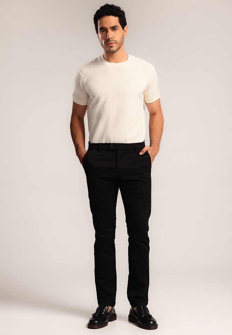 MOC - Celana Panjang Chinos Pria Joseph - Black