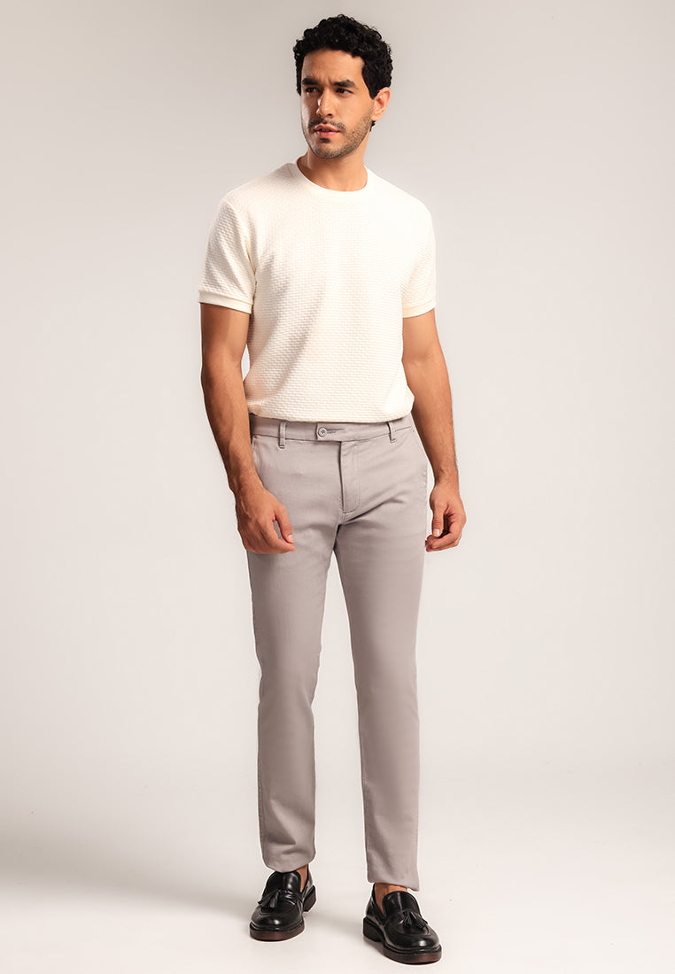 MOC - Celana Panjang Chinos Pria Joseph - Grey