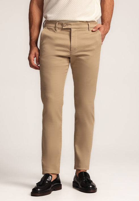 MOC - Celana Panjang Chinos Pria Joseph - Khaki
