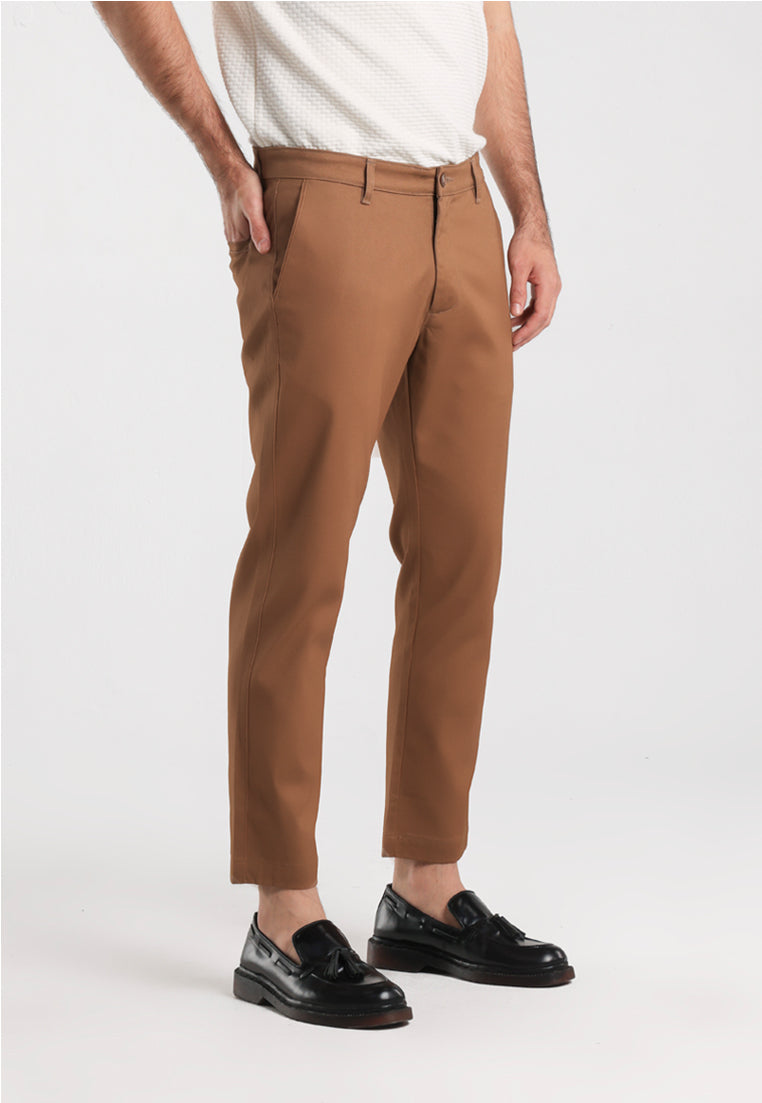 MOC - Celana Panjang Chinos Pria Wallsie - Brown