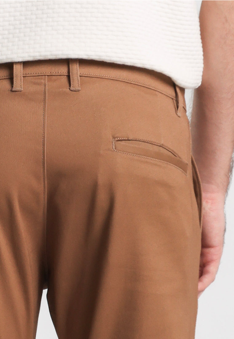 MOC - Celana Panjang Chinos Pria Wallsie - Brown