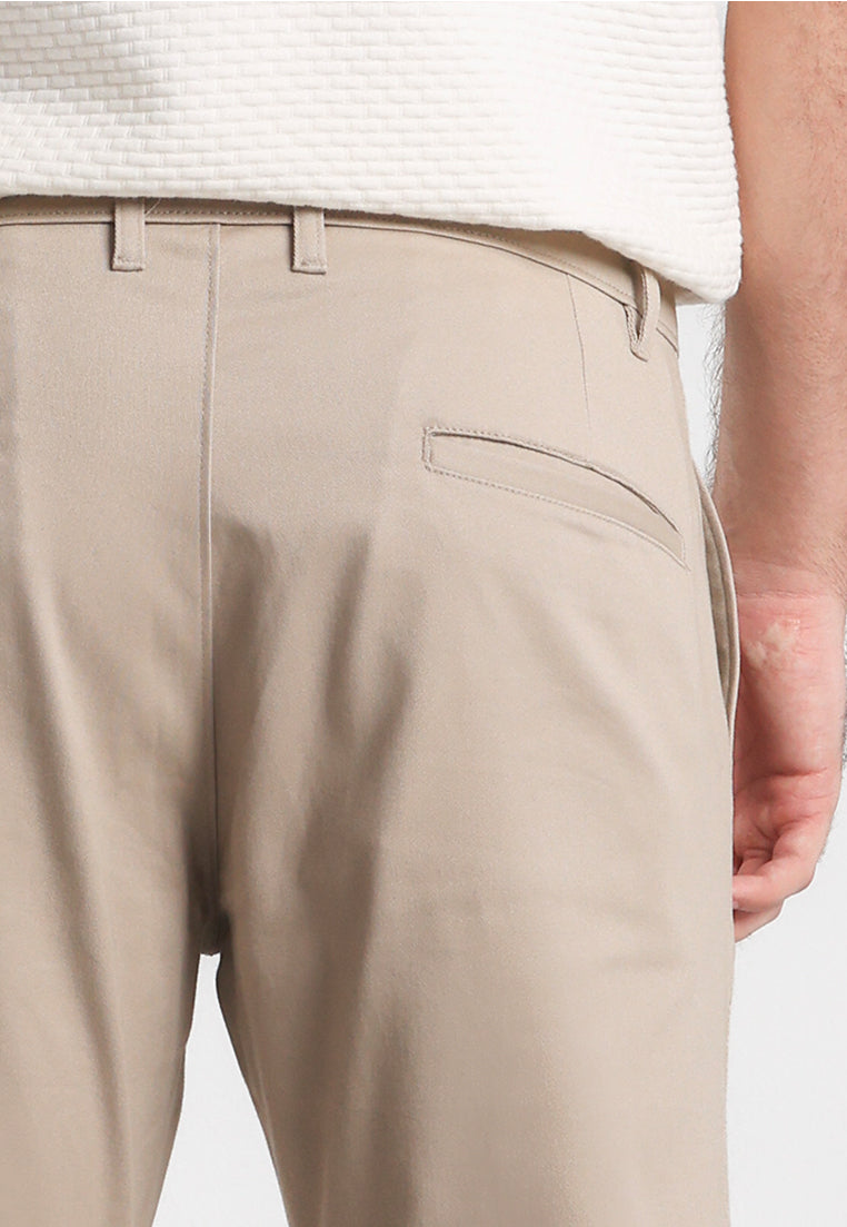 MOC - Celana Panjang Chinos Pria Wallsie - Beige