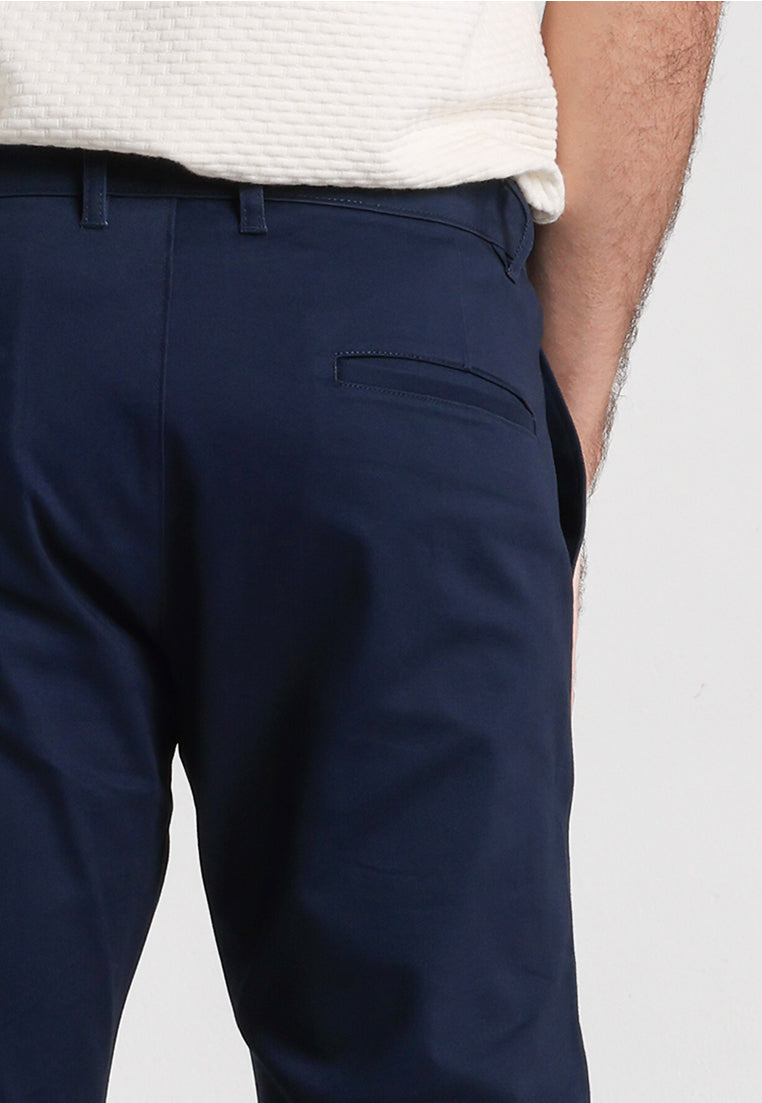 MOC - Celana Panjang Chinos Pria Wallsie - Navy