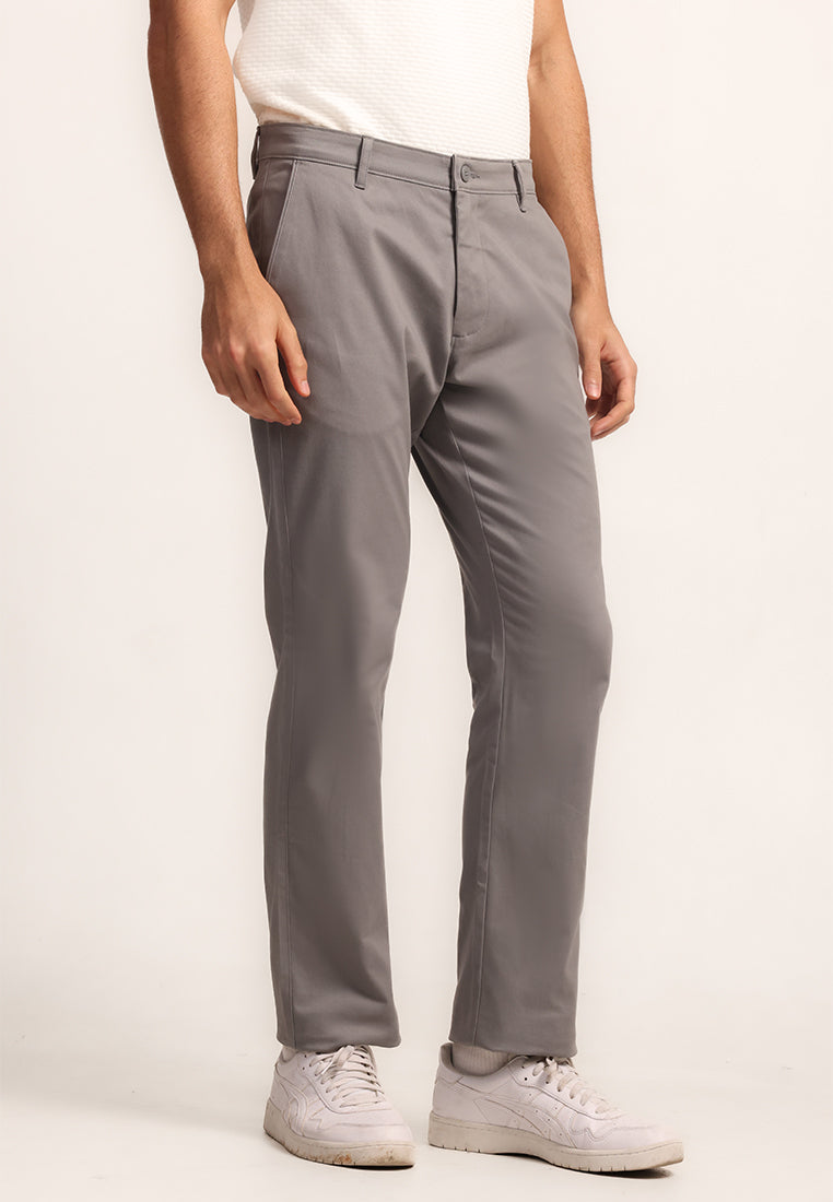 MOC - Celana Panjang Chinos Pria Zoe - Grey