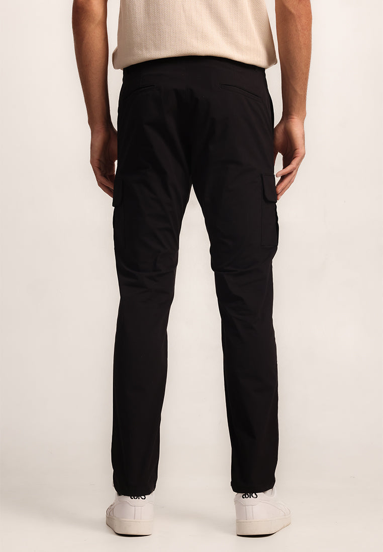MOC - Celana Cargo Panjang Pria Chicago - Black