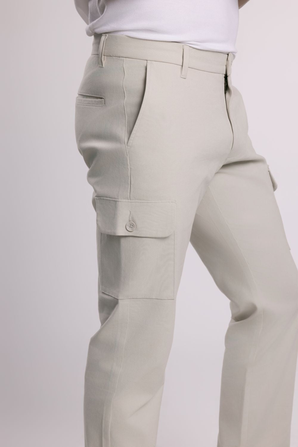 MOC - Celana Cargo Panjang Pria  Zico - Light Khaki