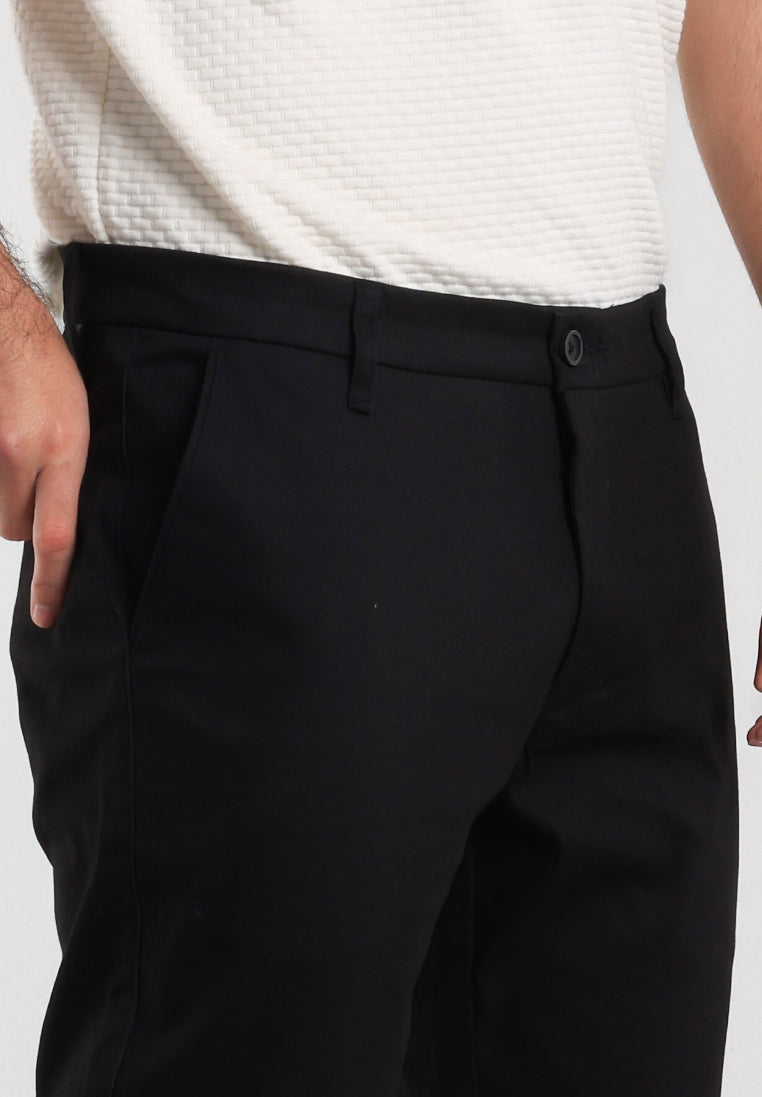 MOC - Celana Panjang Chinos Pria Renviggo - Black