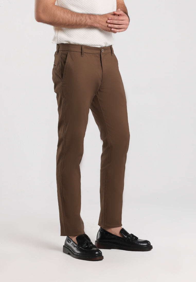 MOC - Celana Panjang Chinos Pria Renviggo - Brown
