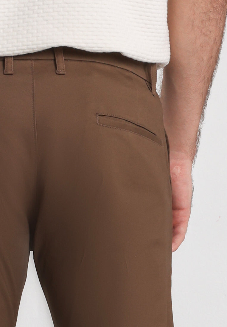 MOC - Celana Panjang Chinos Pria Renviggo - Brown