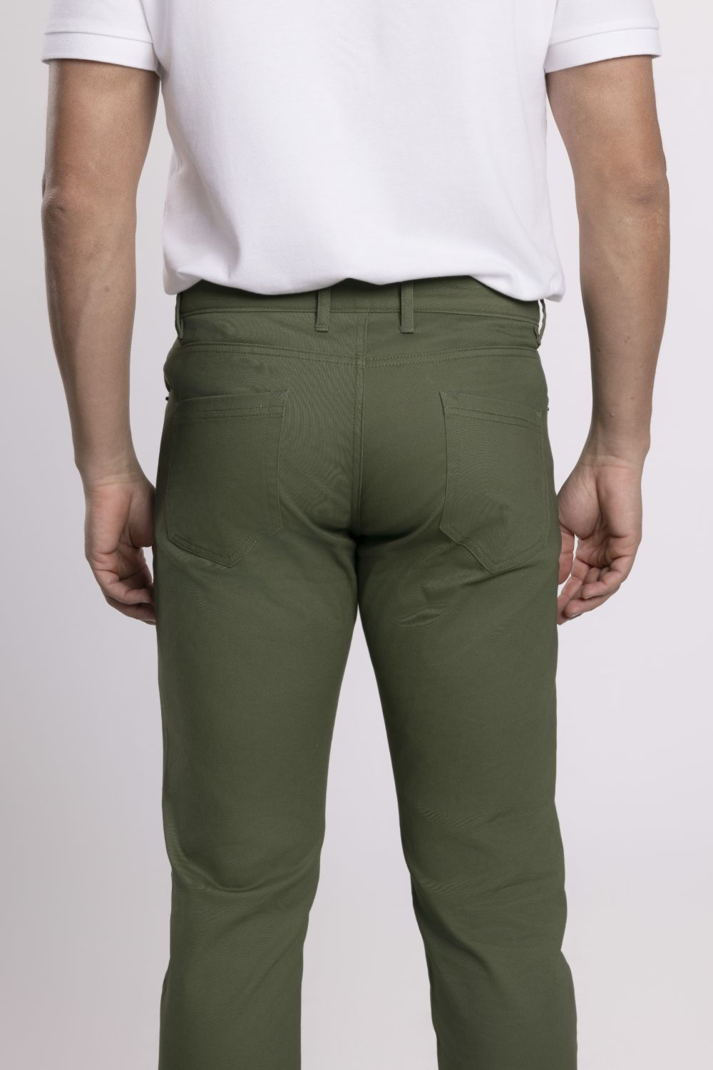 MOC - Celana Panjang Denim Pria Vitus - Olive