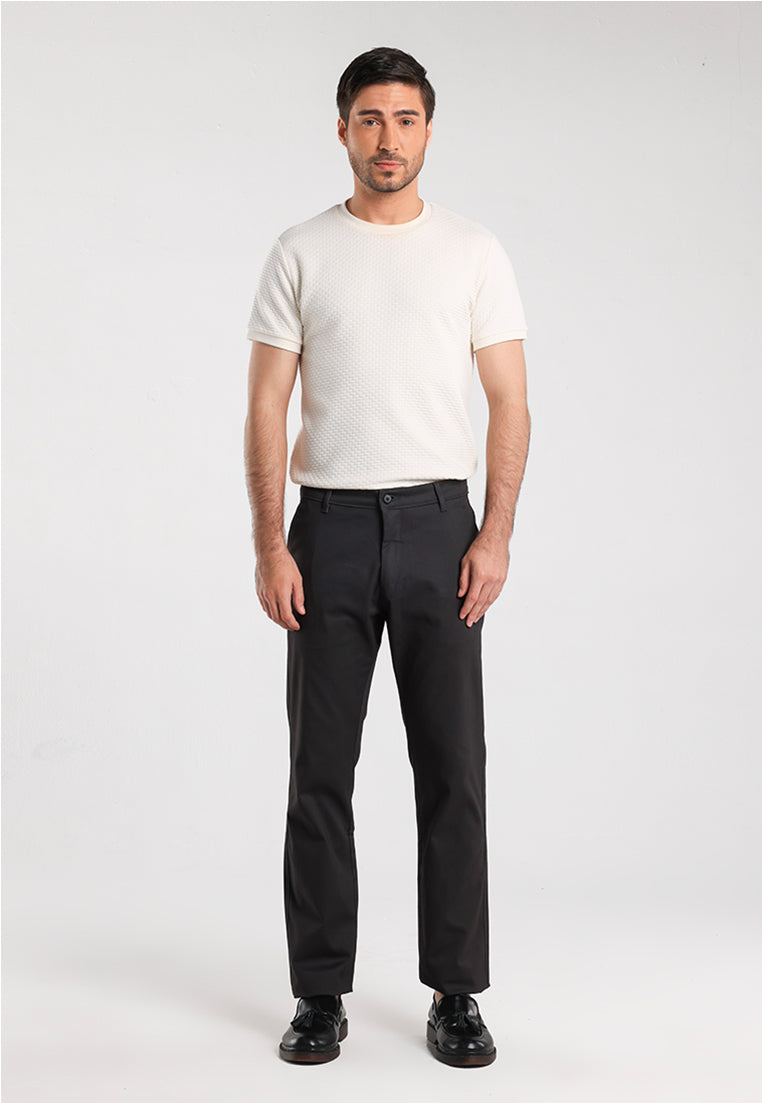 MOC - Celana Panjang Chinos Pria Zoe - Charcoal