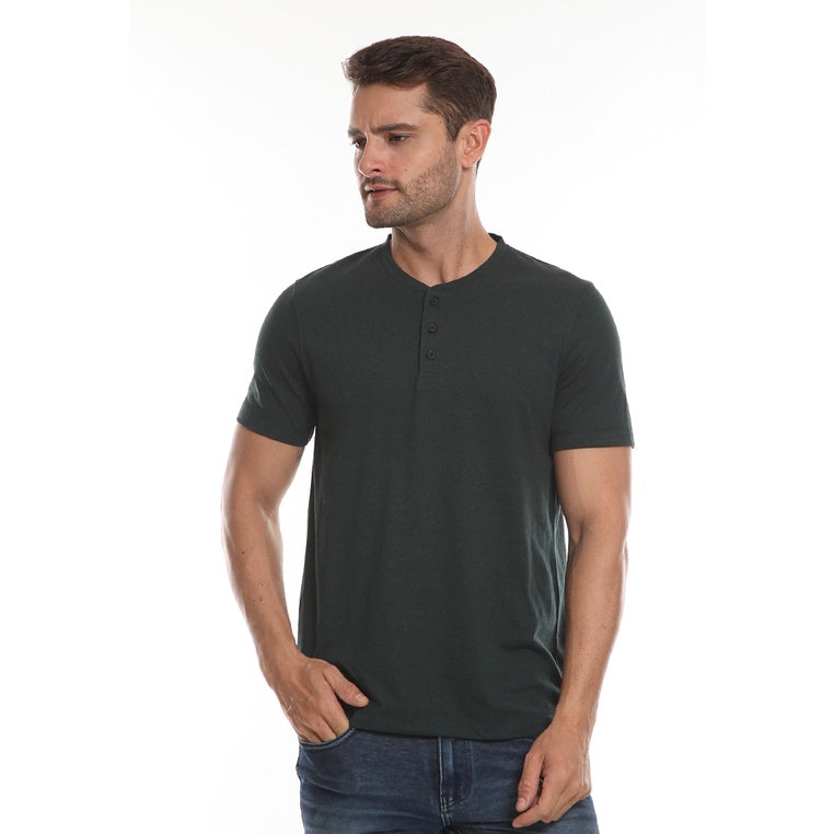 Men's Top by MOC T-Shirt Polos Kancing Slim Fit Pendek ZIVON Best Seller