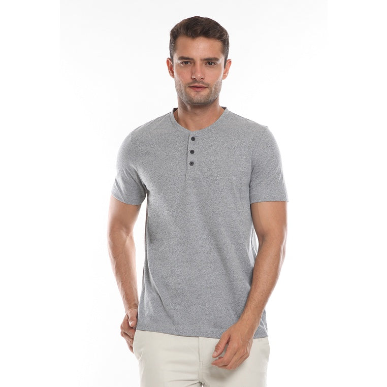 Men's Top by MOC T-Shirt Polos Kancing Slim Fit Pendek ZIVON Best Seller