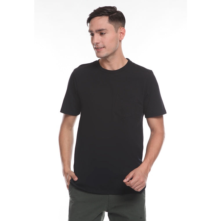 Men's Top by MOC T-Shirt Polos Slim Fit Pendek JENNOA Best Seller