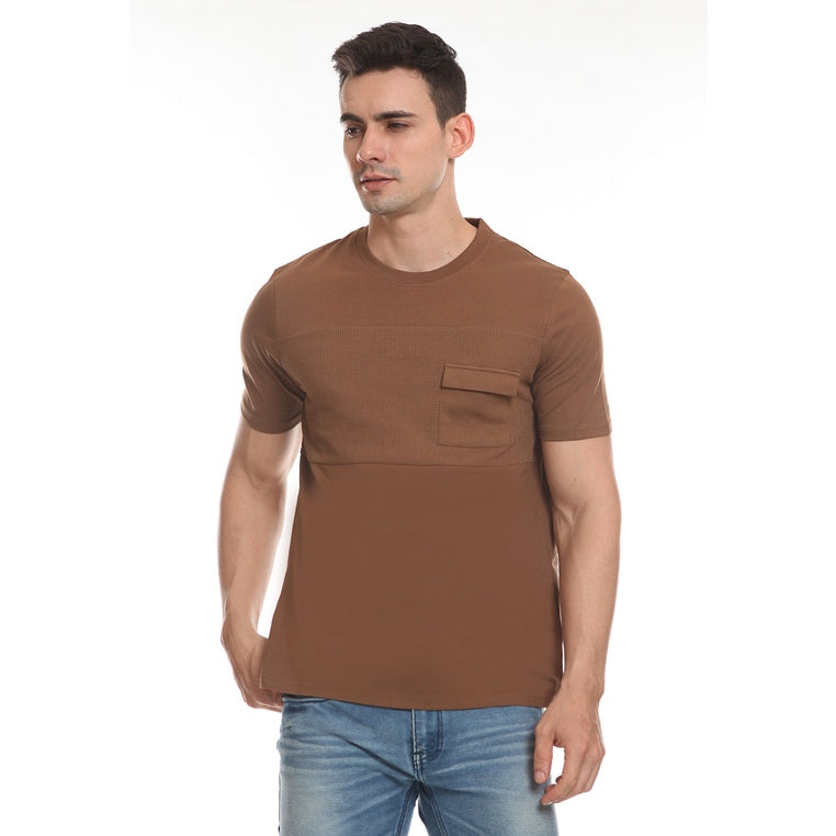 Men's Top by MOC T-Shirt Polos Slim Fit Pendek SLAUS Best Seller