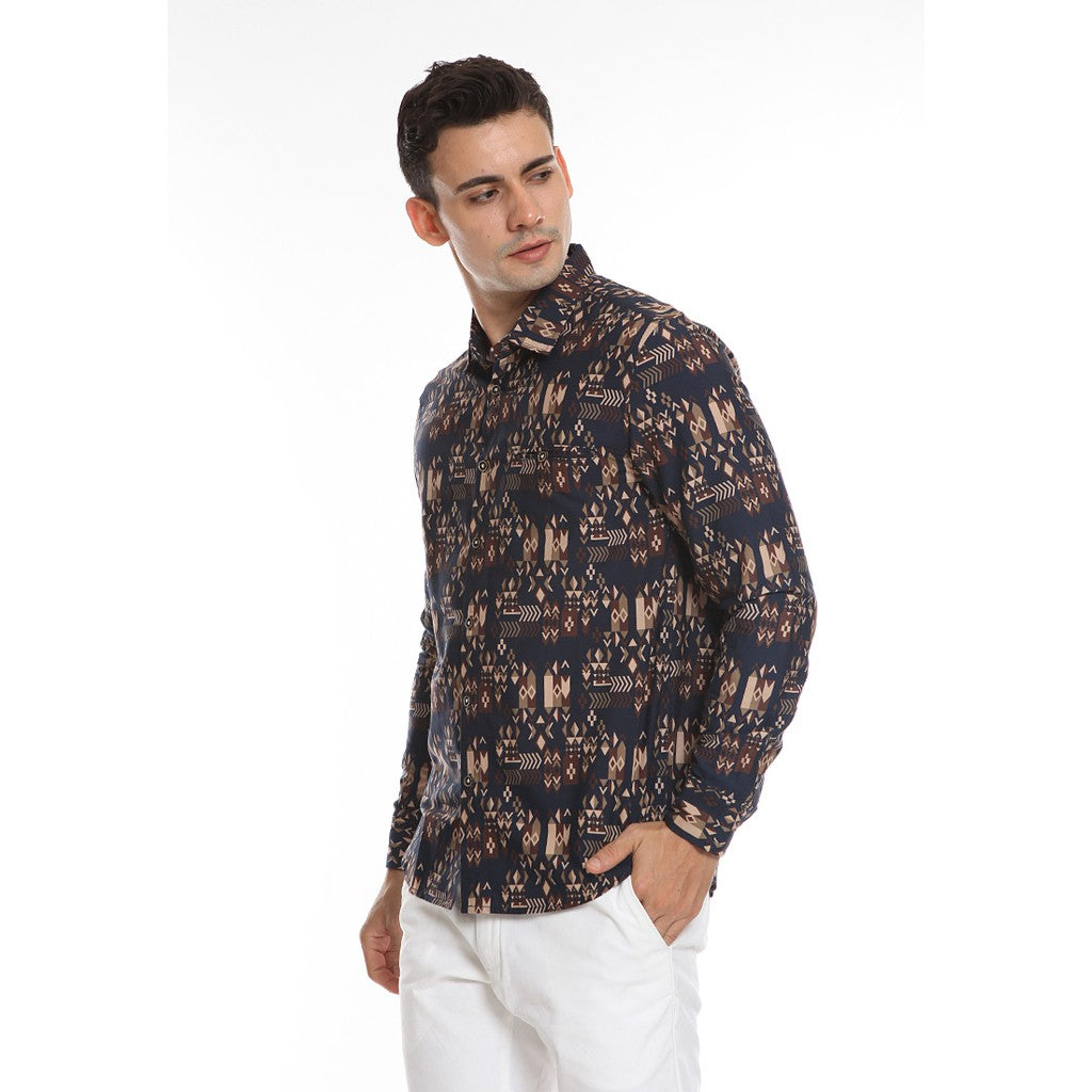 Men's Top By MOC Kemeja Lengan Panjang Pria Modern Fit Mason Best Seller