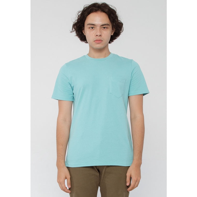 Men's Top by MOC T-Shirt Polos Slim Fit Pendek JENNOA Best Seller