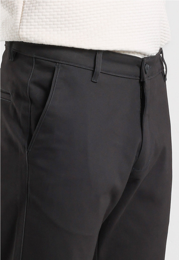 MOC - Celana Panjang Chinos Pria Zoe - Charcoal
