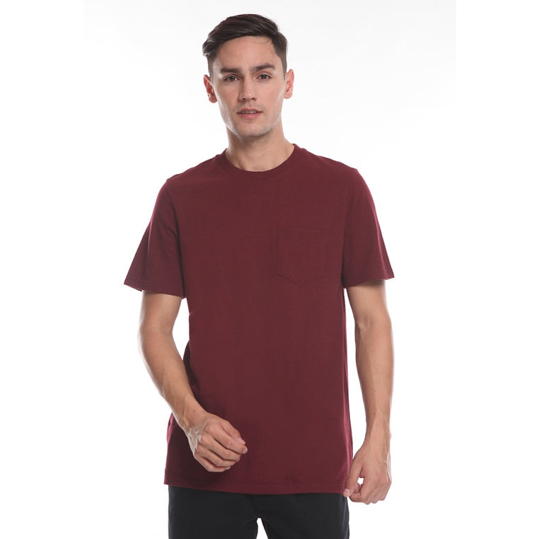 Men's Top by MOC T-Shirt Polos Slim Fit Pendek JENNOA Best Seller