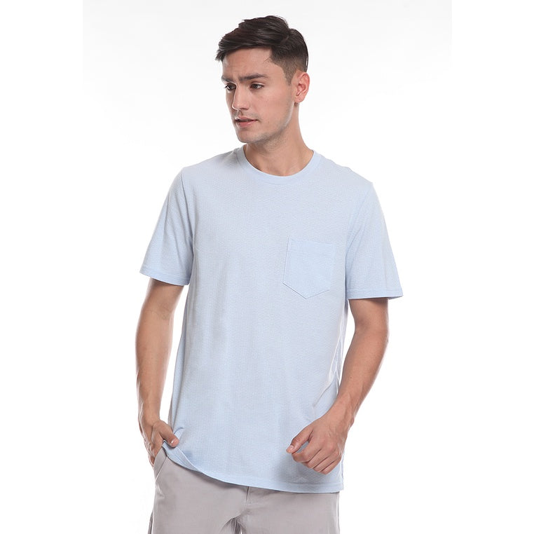 Men's Top by MOC T-Shirt Polos Slim Fit Pendek JENNOA Best Seller