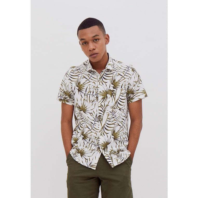 Men's Top By MOC Kemeja Lengan Pendek Pria Modern Fit Phoenix Best Seller
