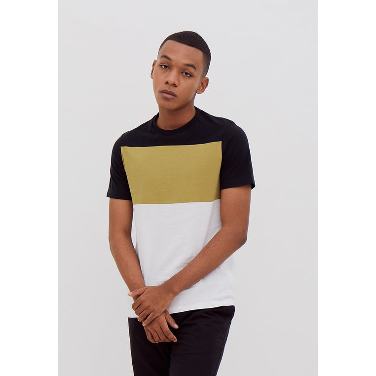 Men's Top by MOC T-Shirt Grafis Slim Fit Pendek ANTELOPE Best Seller