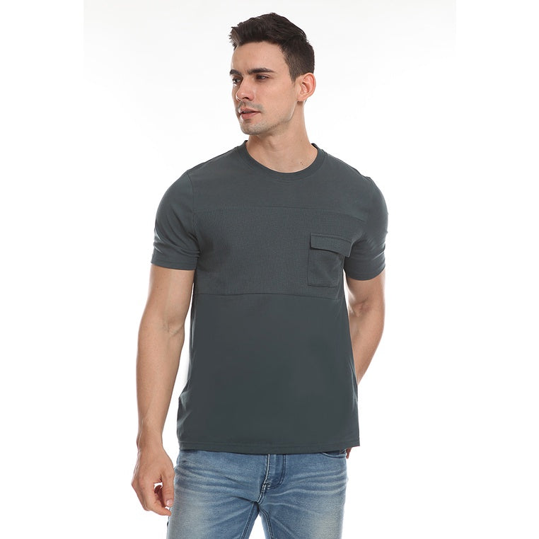 Men's Top by MOC T-Shirt Polos Slim Fit Pendek SLAUS Best Seller