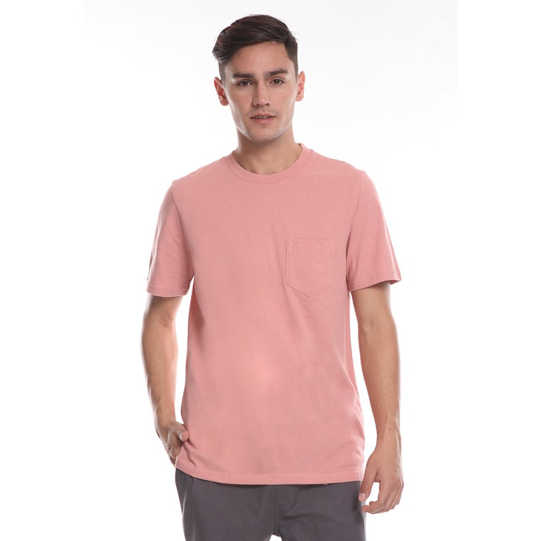 Men's Top by MOC T-Shirt Polos Slim Fit Pendek JENNOA Best Seller