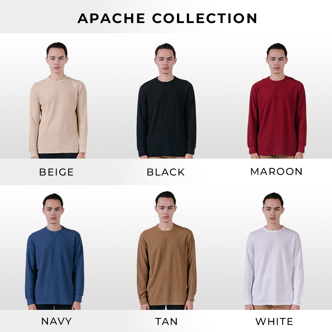 Men's Top By MOC T-Shirt Polos Panjang Apache Best Seller