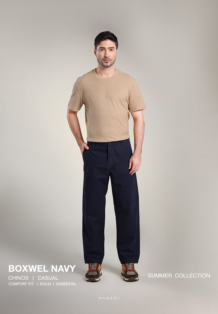 MOC Celana Panjang Pria Comfort Fit BOXWEL - NAVY