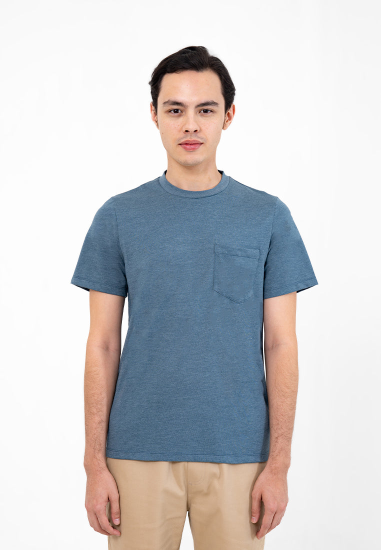 Men's Top by MOC T-Shirt Polos Slim Fit Pendek CITY Best Seller