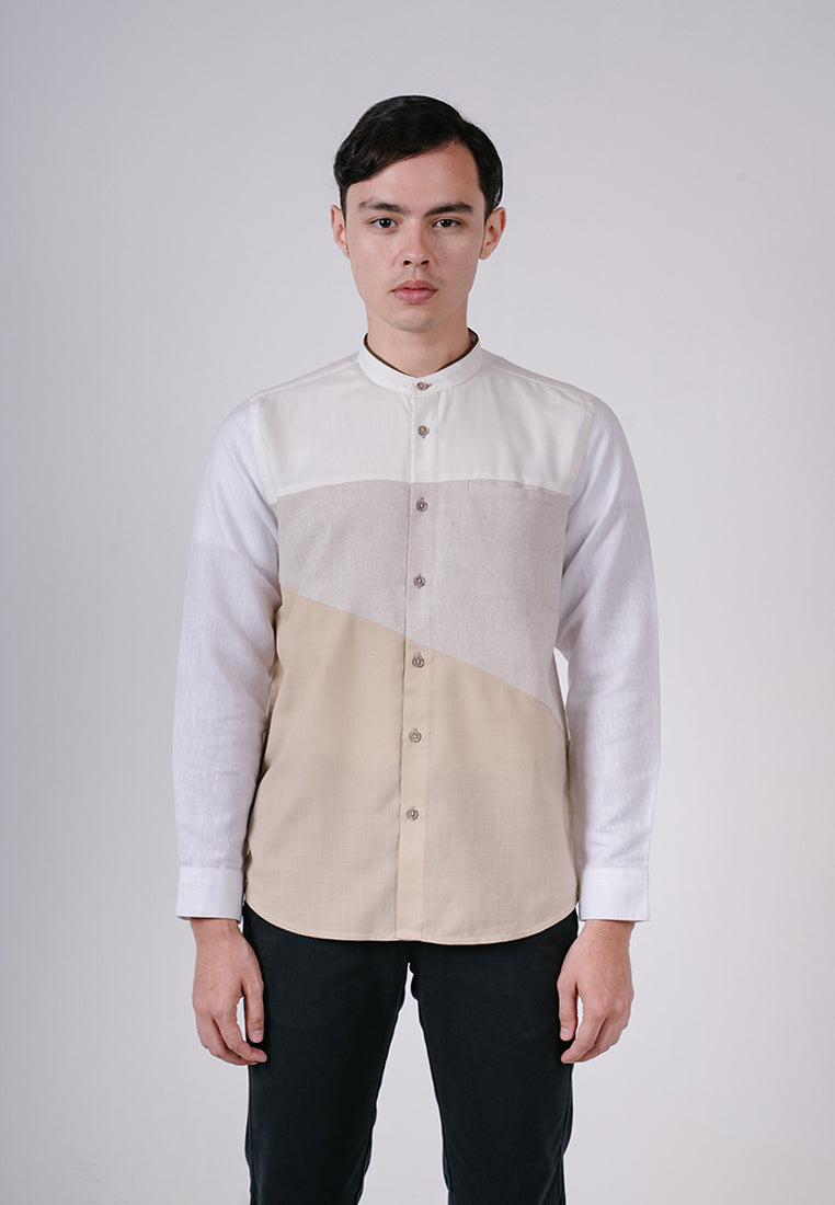 Men's Top by MOC Kemeja Koko Lengan Panjang Pria Collection 01