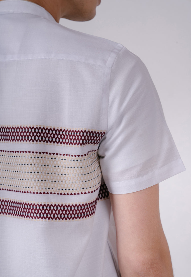 Men's Top by MOC Kemeja Koko Lengan Pendek Pria Dafta - Khaki