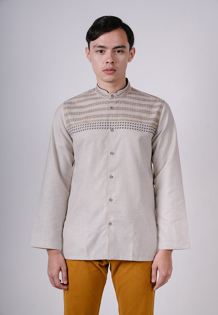 Men's Top by MOC Kemeja Koko Lengan Panjang Pria Collection 01