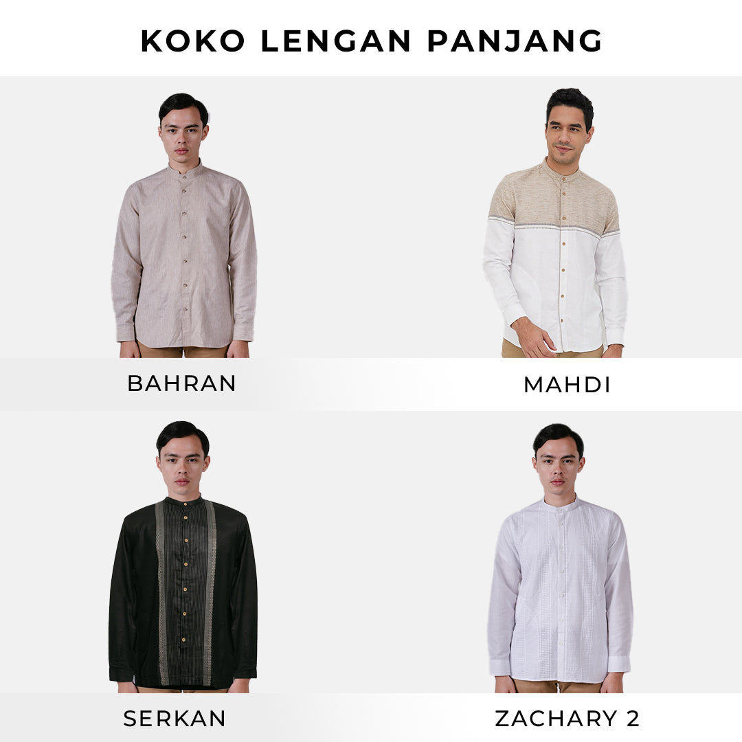 Men's Top by MOC Kemeja Koko Lengan Panjang Pria Collection 04