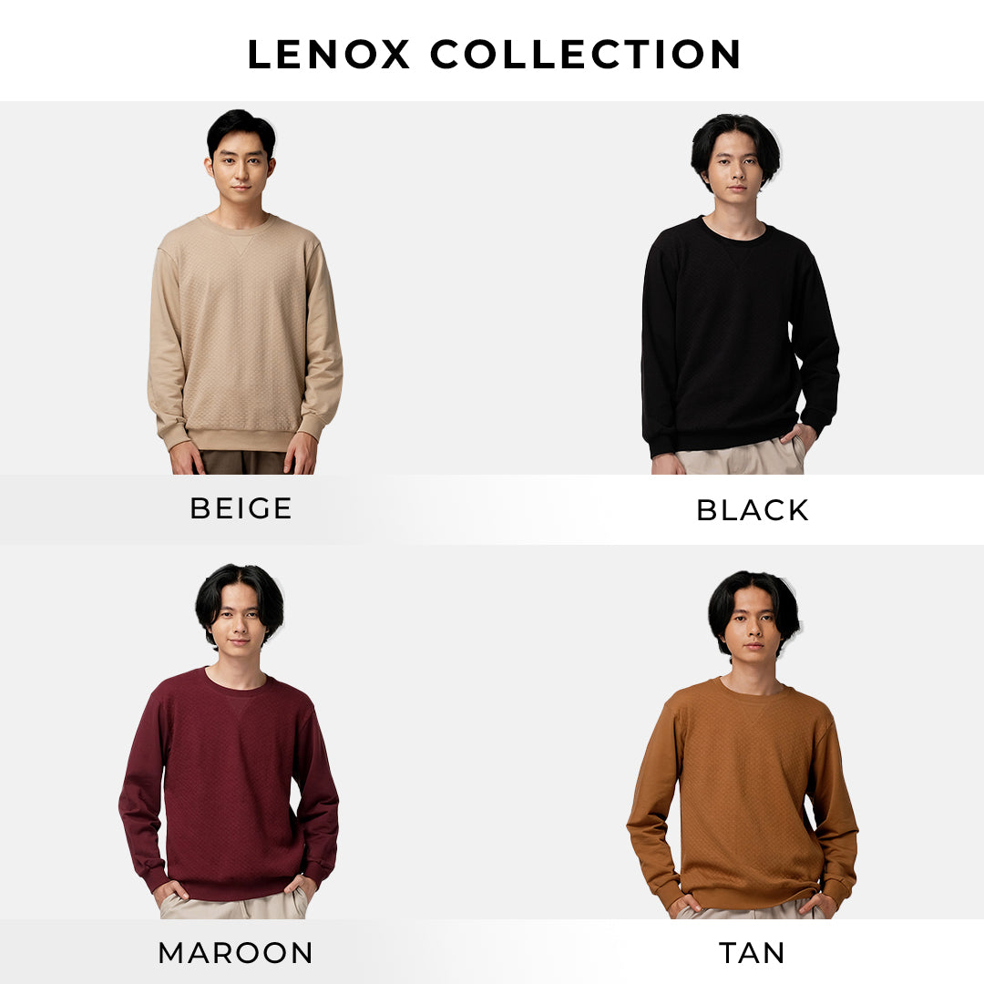 Men's Top By MOC Sweat-Shirt Lengan Panjang Pria Lennox Best Seller