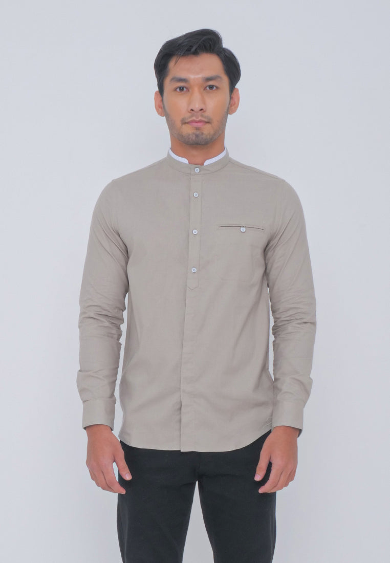 Men's Top by MOC Kemeja Koko Lengan Panjang Pria Collection 02