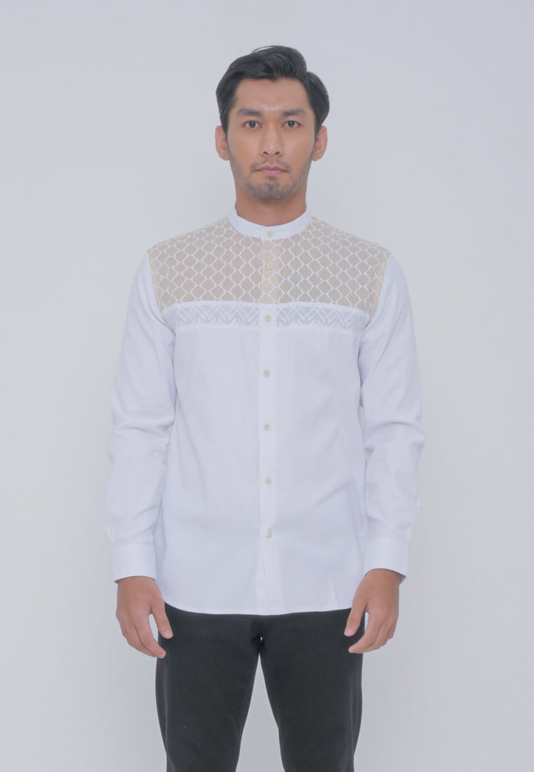 Men's Top by MOC Kemeja Koko Lengan Panjang Pria Collection 02