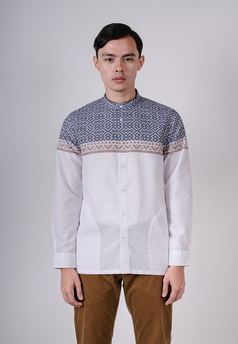 Men's Top by MOC Kemeja Koko Lengan Panjang Pria Collection 02